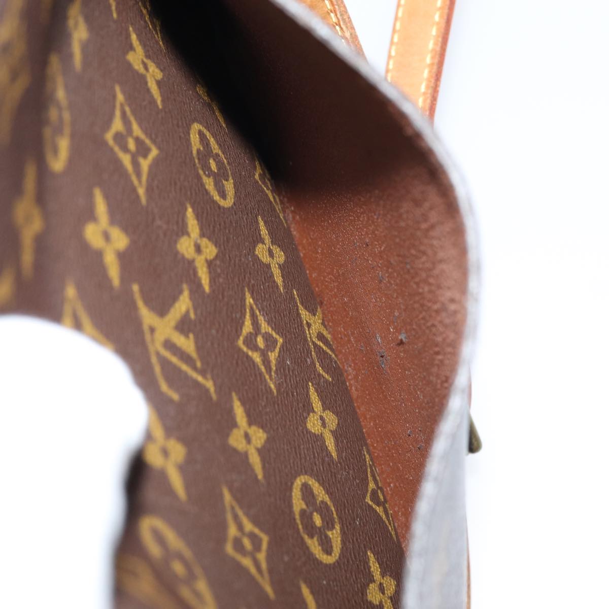 LOUIS VUITTON Monogram Saint Cloud GM Shoulder Bag M51242 LV Auth 81777