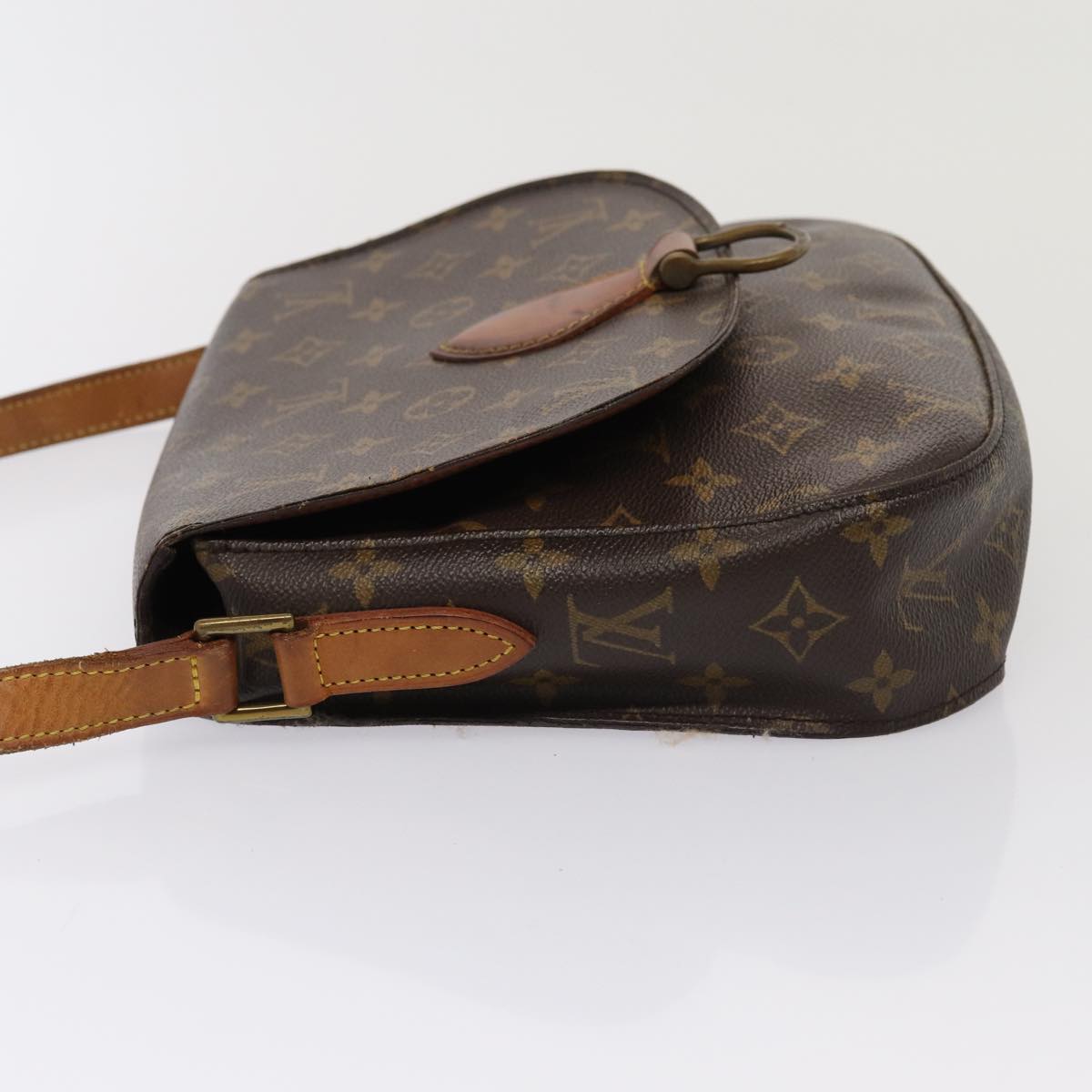 LOUIS VUITTON Monogram Saint Cloud GM Shoulder Bag M51242 LV Auth 81777