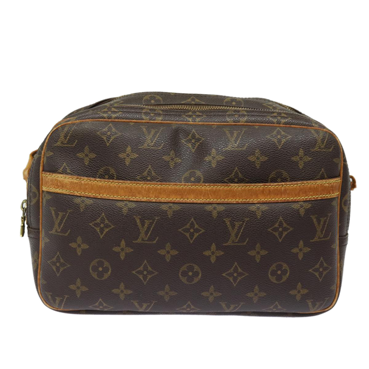 LOUIS VUITTON Monogram Reporter PM Shoulder Bag M45254 LV Auth 81804