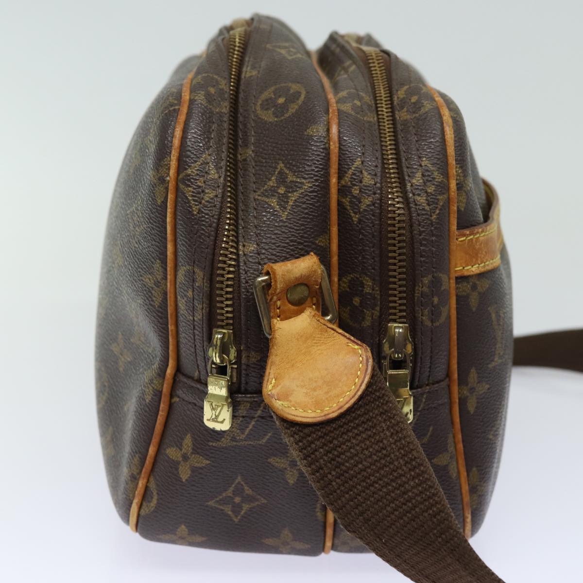 LOUIS VUITTON Monogram Reporter PM Shoulder Bag M45254 LV Auth 81804