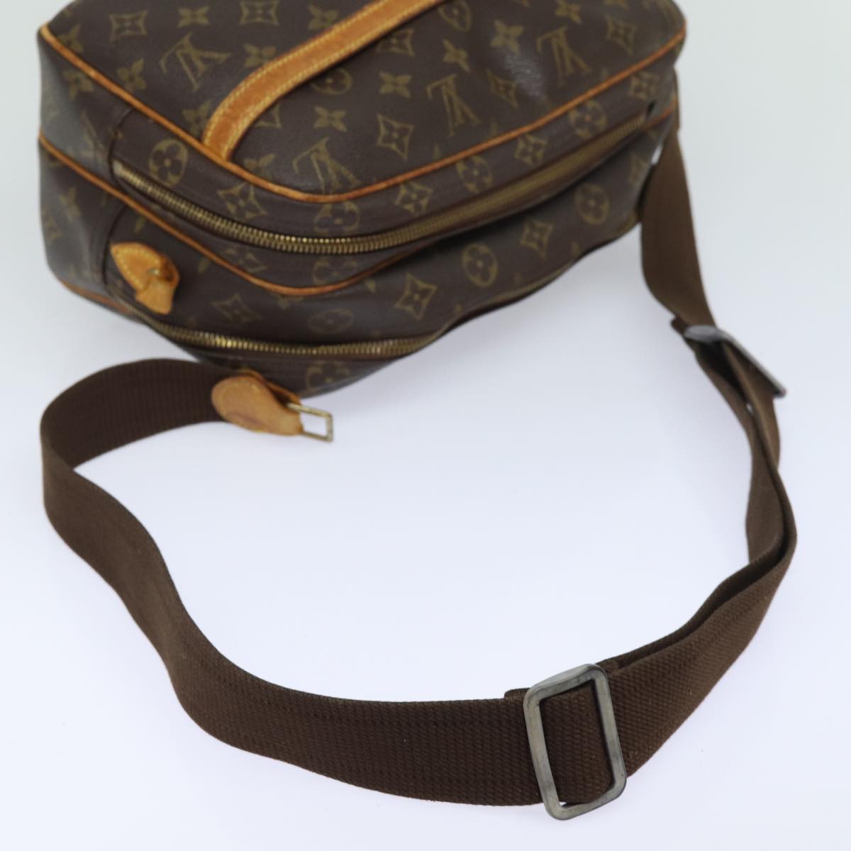 LOUIS VUITTON Monogram Reporter PM Shoulder Bag M45254 LV Auth 81804