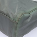 PRADA Handtasche Nylon Grau Auth 81833-14