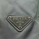 PRADA Hand Bag Nylon Gray Auth 81833-17