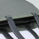 PRADA Hand Bag Nylon Gray Auth 81833-6