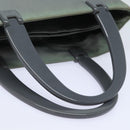 PRADA Hand Bag Nylon Gray Auth 81833-7