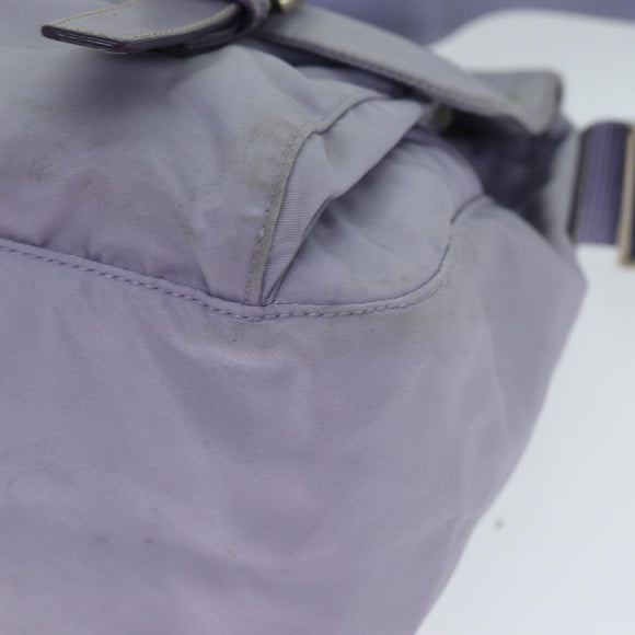 PRADA Shoulder Bag Nylon Purple Auth 81834