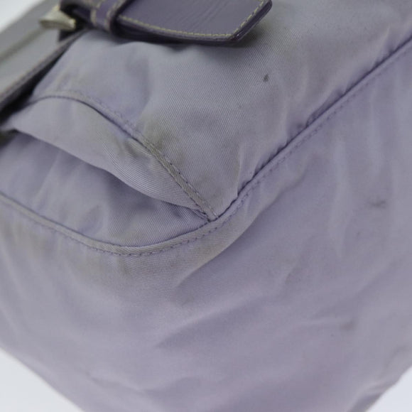 PRADA Shoulder Bag Nylon Purple Auth 81834