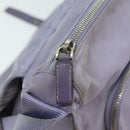 PRADA Shoulder Bag Nylon Purple Auth 81834-9