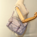 PRADA Shoulder Bag Nylon Purple Auth 81834-24