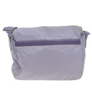 PRADA Shoulder Bag Nylon Purple Auth 81834-2