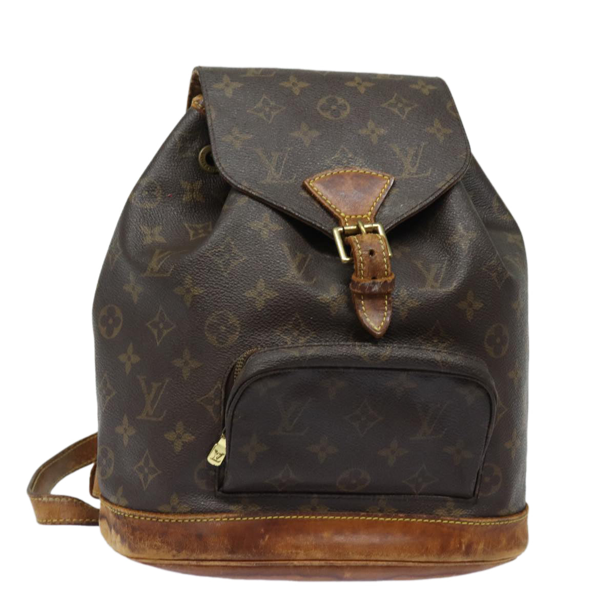 LOUIS VUITTON Monogram Montsouris MM Backpack M51136 LV Auth 81843