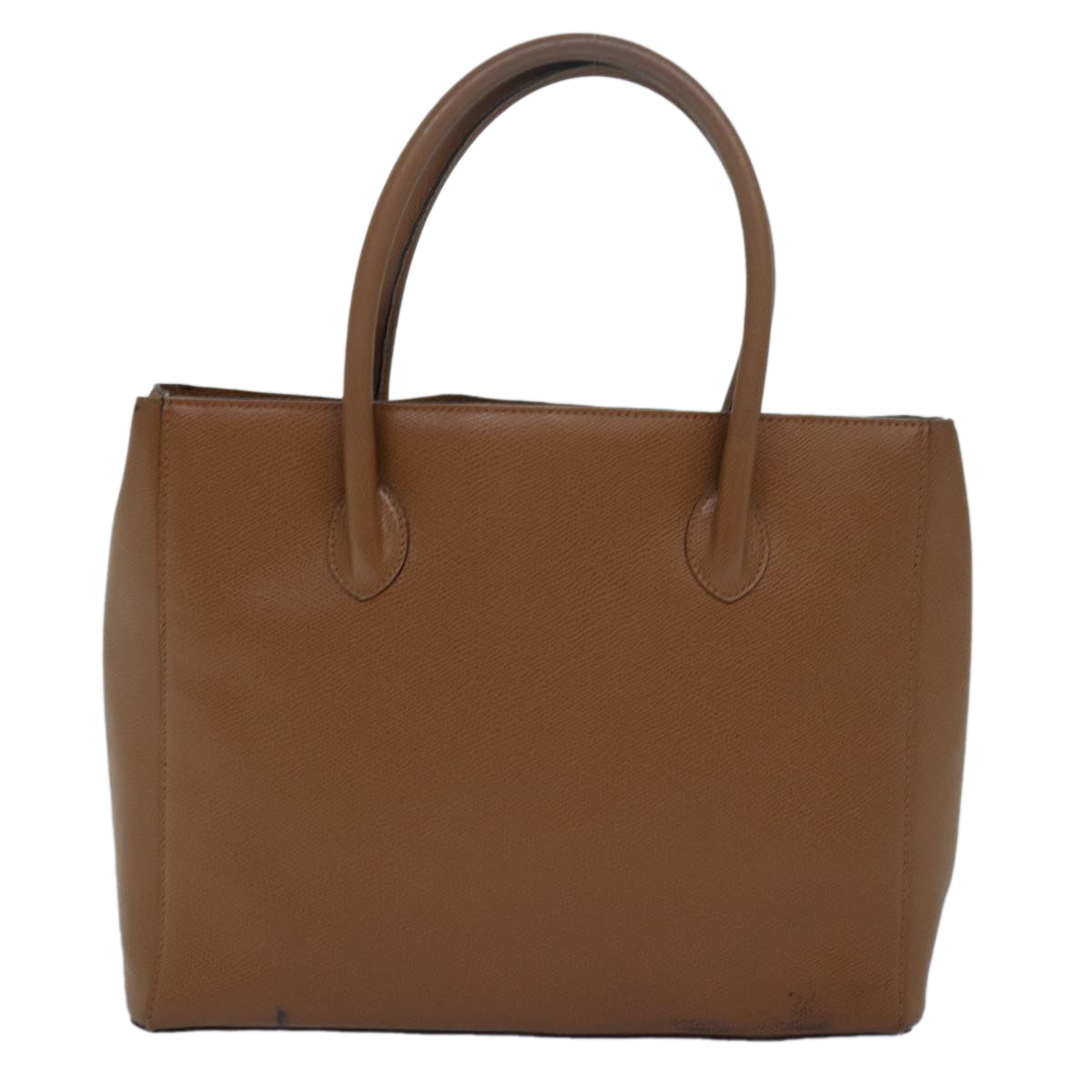 CELINE Hand Bag Leather Brown Auth 81859