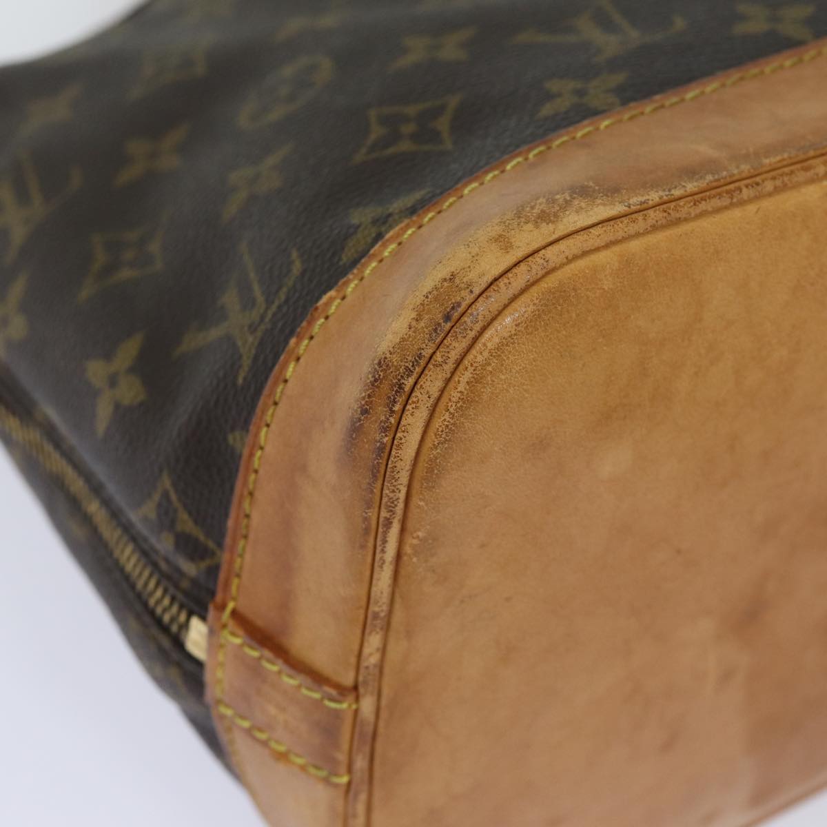 LOUIS VUITTON Monogram Alma Hand Bag M51130 LV Auth 81874