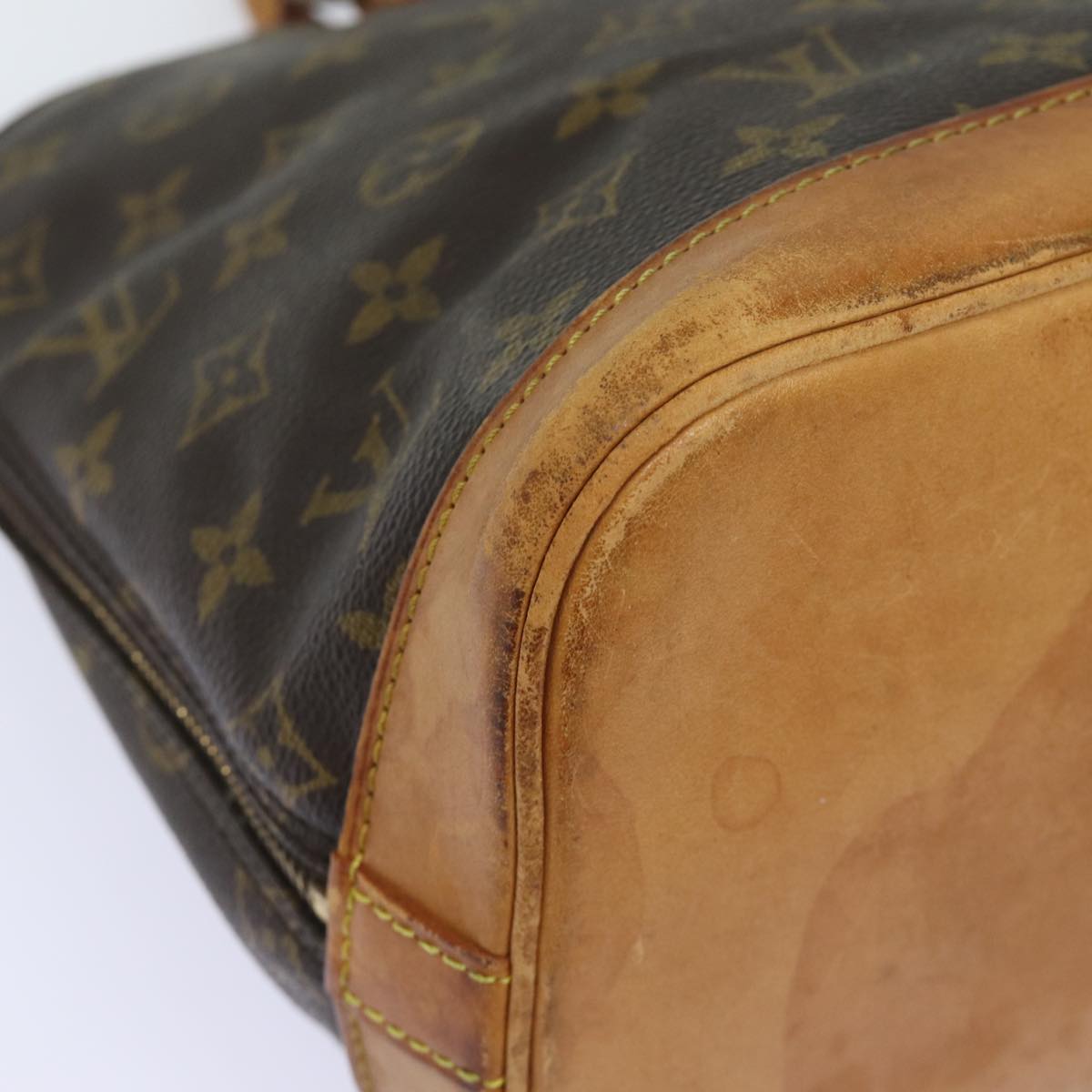 LOUIS VUITTON Monogram Alma Hand Bag M51130 LV Auth 81874