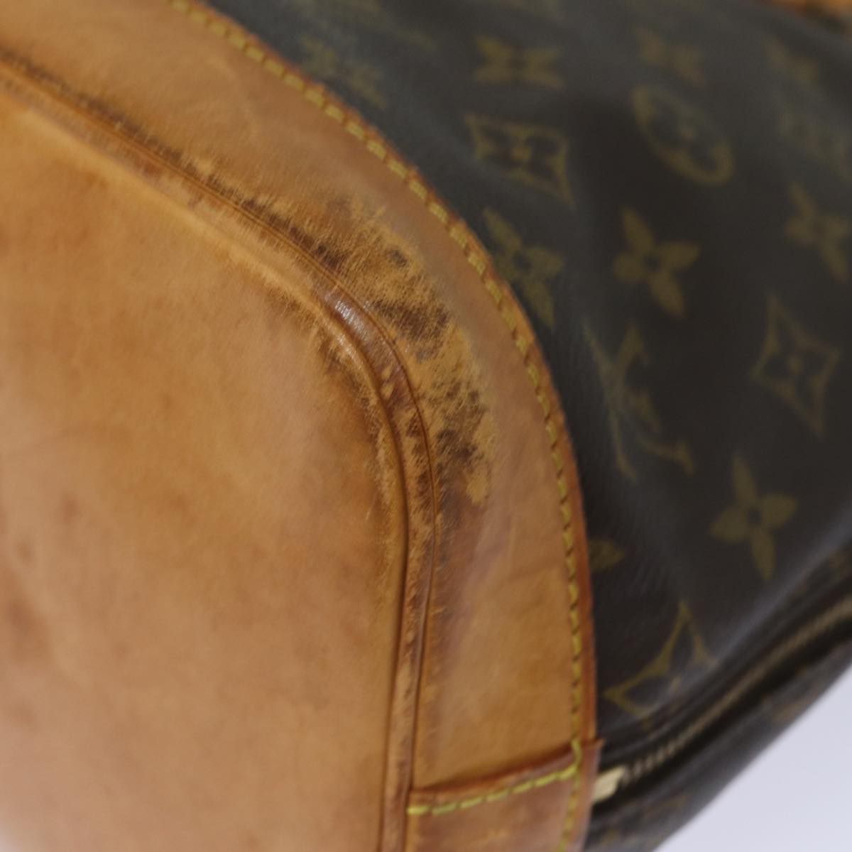 LOUIS VUITTON Monogram Alma Hand Bag M51130 LV Auth 81874