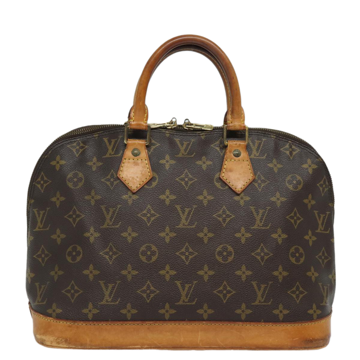 LOUIS VUITTON Monogram Alma Hand Bag M51130 LV Auth 81874