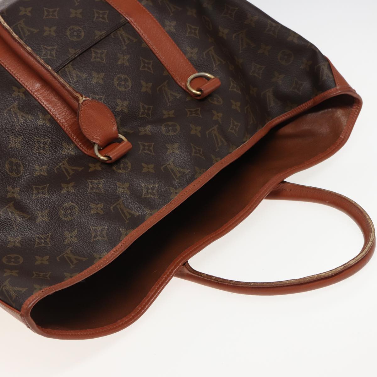 LOUIS VUITTON Monogram Sac Weekend GM Tote Bag M42420 LV Auth 81885