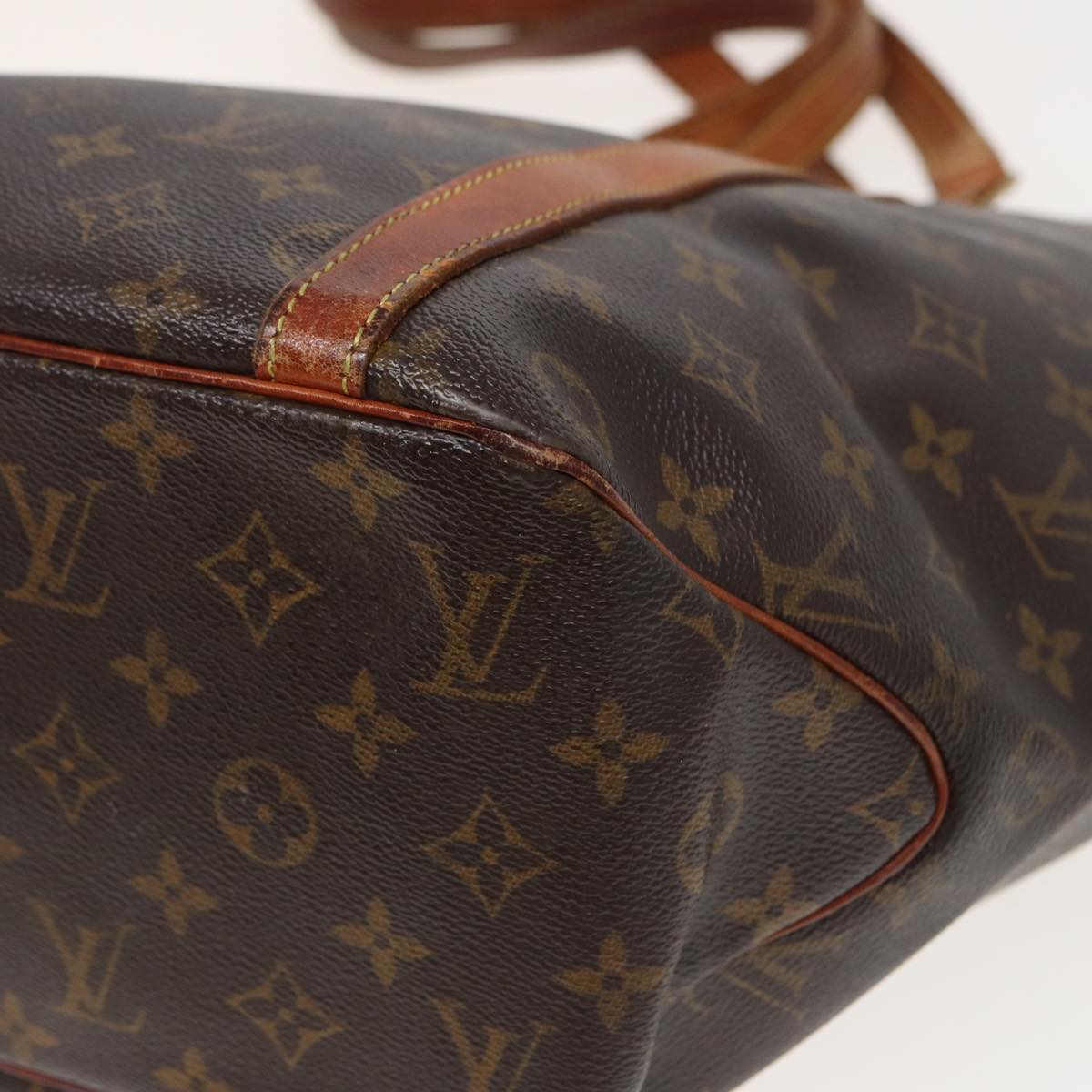 LOUIS VUITTON Monogram Sac Shopping Tote Bag M51108 LV Auth 81887