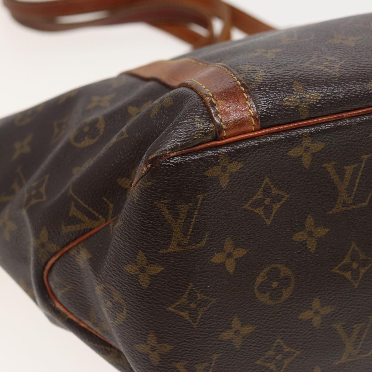 LOUIS VUITTON Monogram Sac Shopping Tote Bag M51108 LV Auth 81887