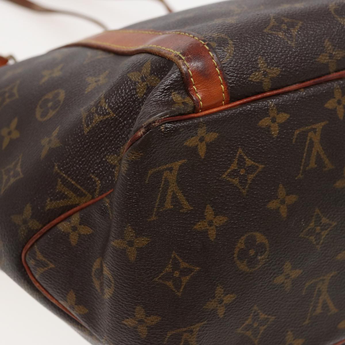 LOUIS VUITTON Monogram Sac Shopping Tote Bag M51108 LV Auth 81887