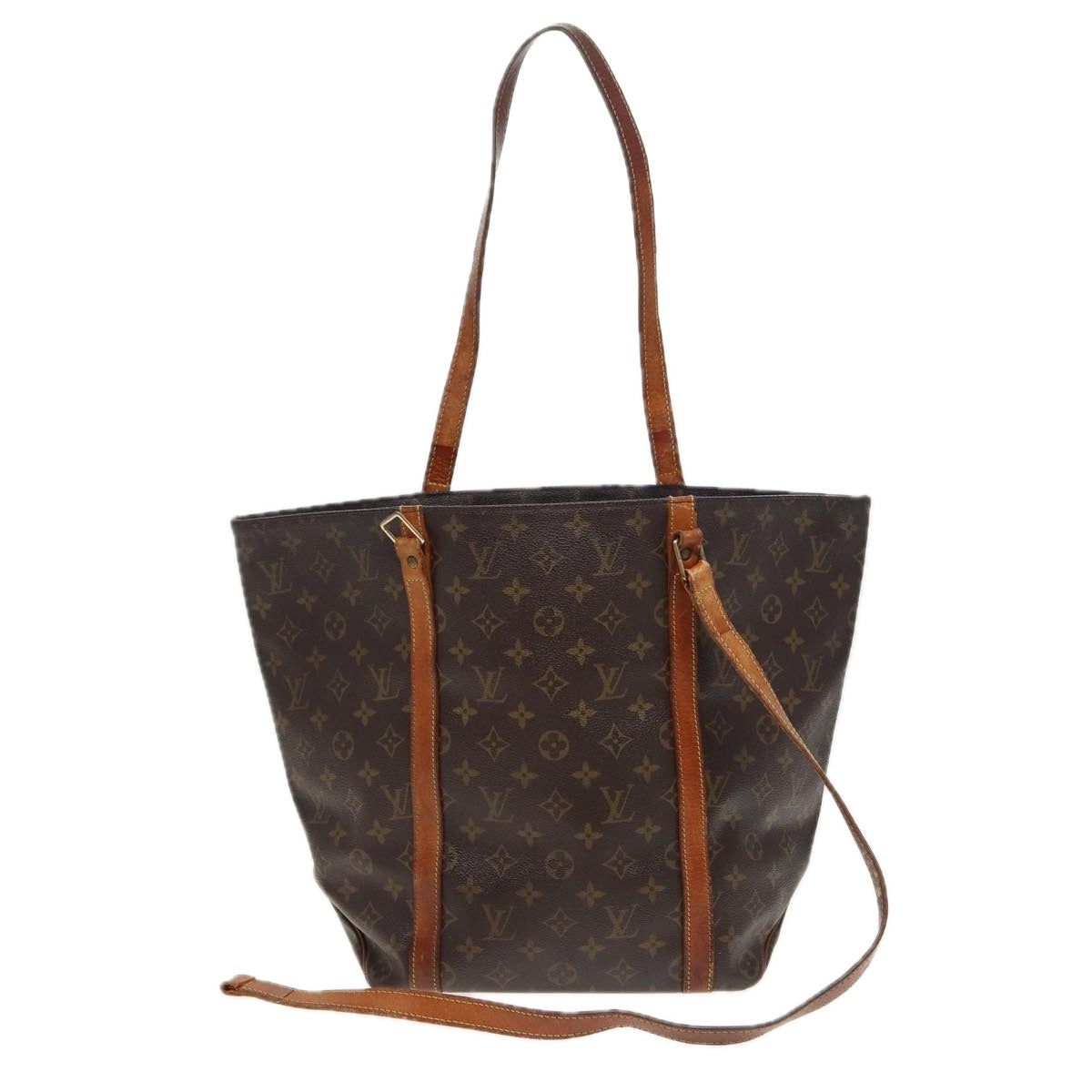 LOUIS VUITTON Monogram Sac Shopping Tote Bag M51108 LV Auth 81887