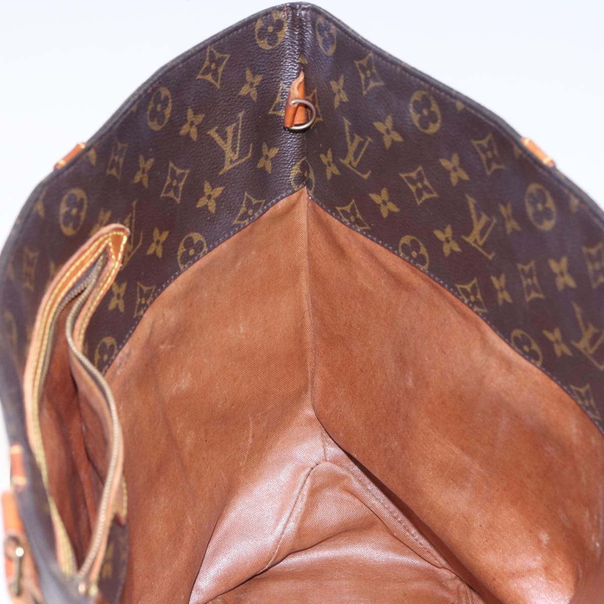 LOUIS VUITTON Monogram Sac Shopping Tote Bag M51108 LV Auth 81887