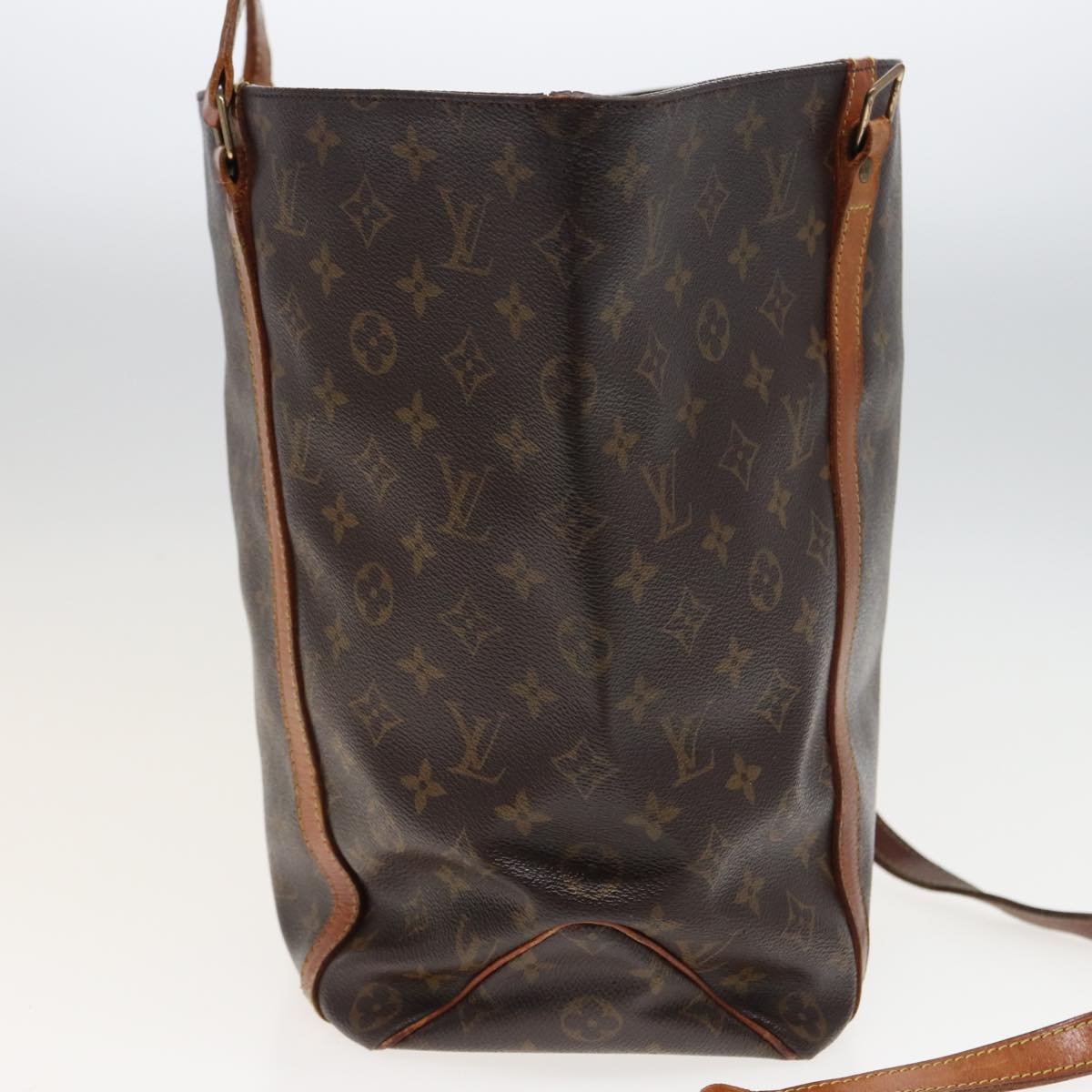 LOUIS VUITTON Monogram Sac Shopping Tote Bag M51108 LV Auth 81887