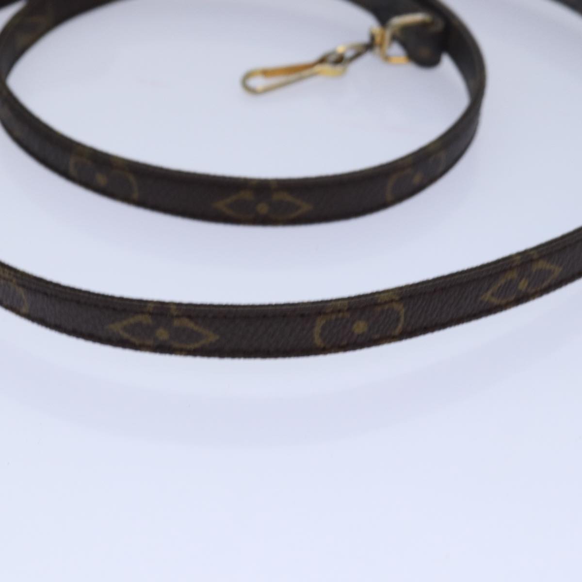 LOUIS VUITTON Monogram Shoulder Strap Vintage 46.5"" LV Auth 81890