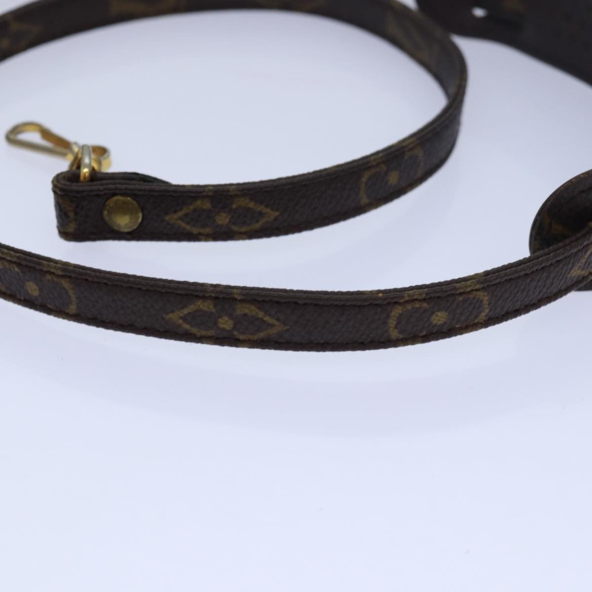 LOUIS VUITTON Monogram Shoulder Strap Vintage 46.5"" LV Auth 81890