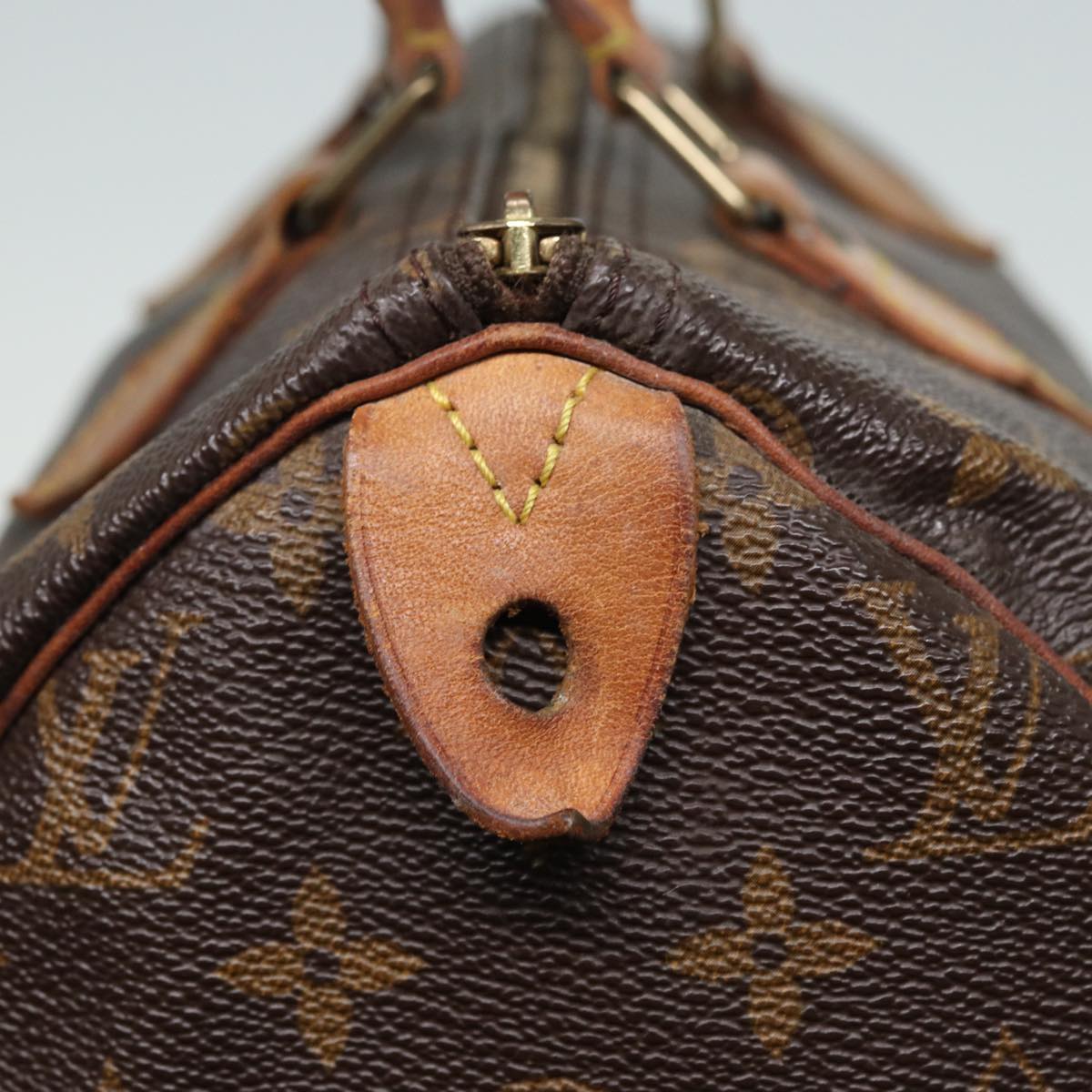 LOUIS VUITTON Monogram Speedy 30 Hand Bag M41526 LV Auth 81892