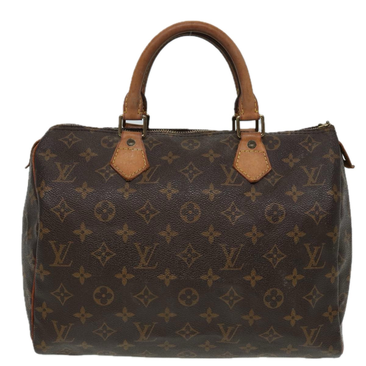 LOUIS VUITTON Monogram Speedy 30 Hand Bag M41526 LV Auth 81892