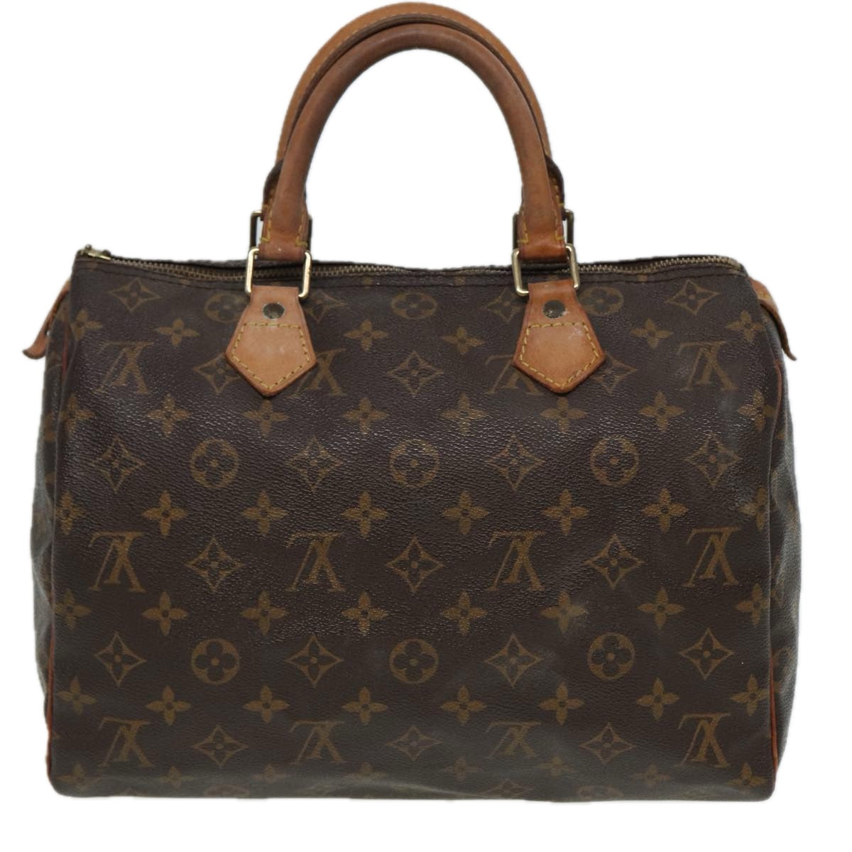 LOUIS VUITTON Monogram Speedy 30 Hand Bag M41526 LV Auth 81892