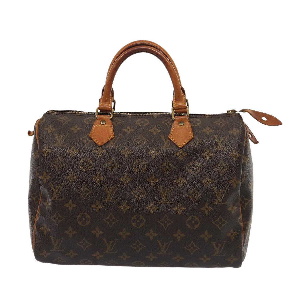 LOUIS VUITTON Monogram Speedy 30 Hand Bag M41526 LV Auth 81896