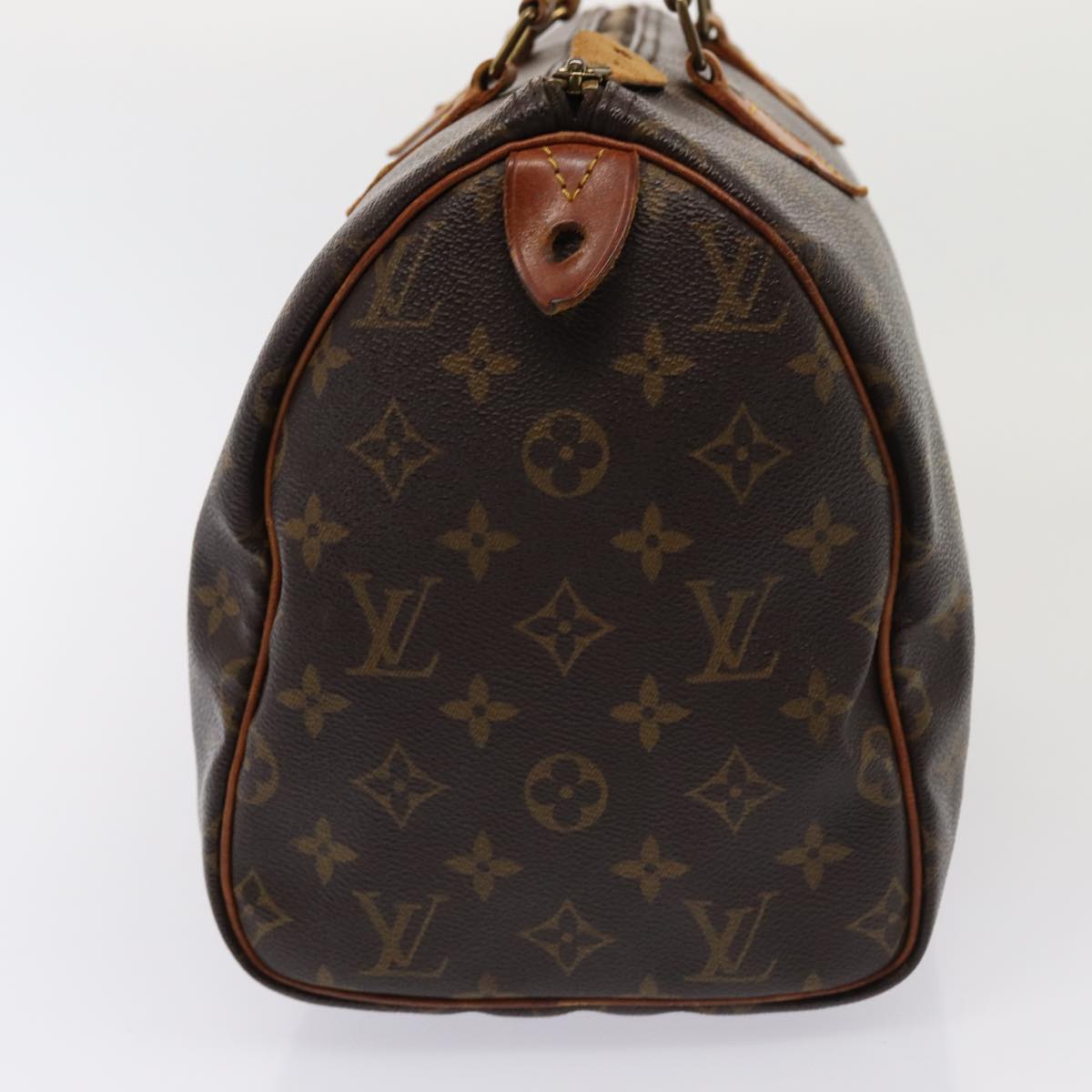 LOUIS VUITTON Monogram Speedy 30 Hand Bag M41526 LV Auth 81896