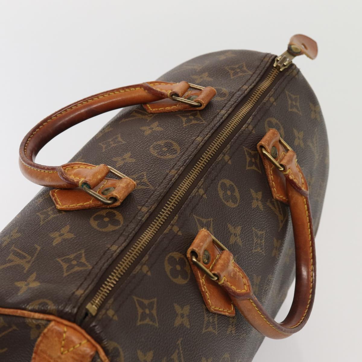 LOUIS VUITTON Monogram Speedy 30 Hand Bag M41526 LV Auth 81896