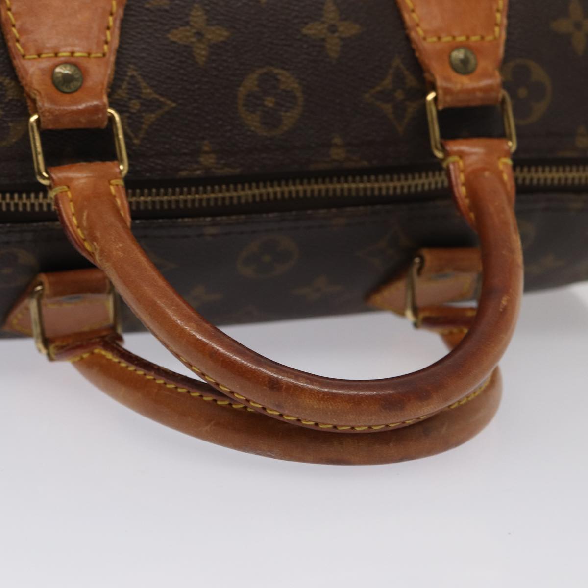 LOUIS VUITTON Monogram Speedy 30 Hand Bag M41526 LV Auth 81896