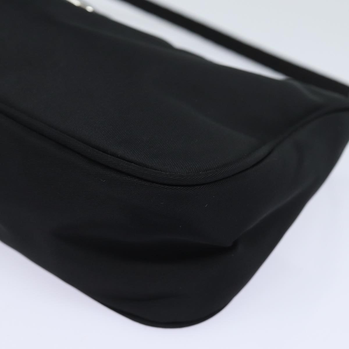 PRADA Accessory Pouch Nylon Black Auth 81898