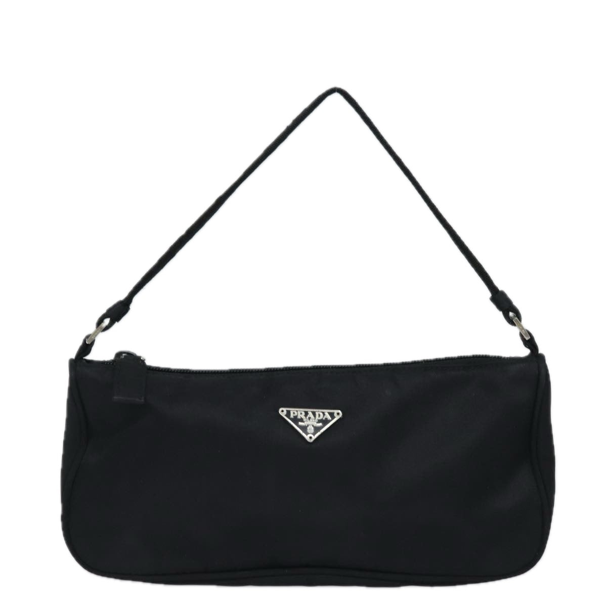 PRADA Accessory Pouch Nylon Black Auth 81898 - 0