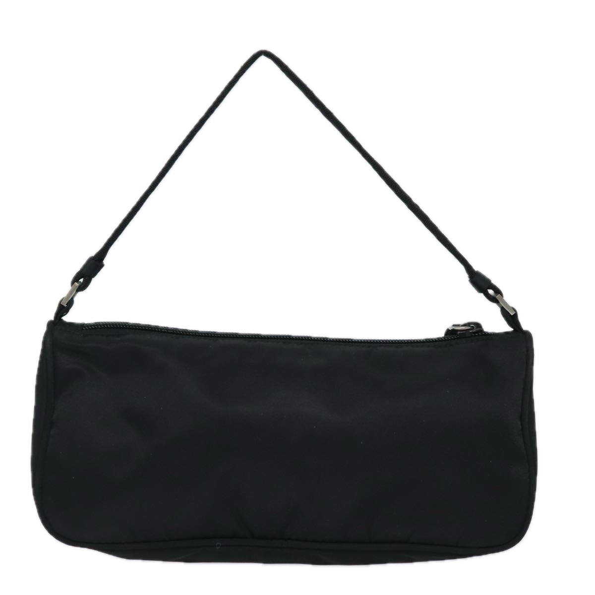 PRADA Accessory Pouch Nylon Black Auth 81898