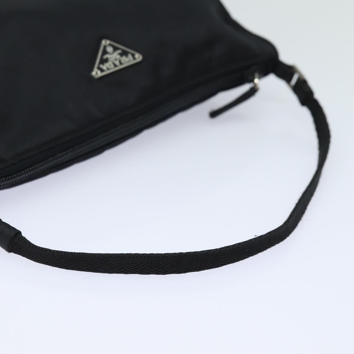 PRADA Accessory Pouch Nylon Black Auth 81898