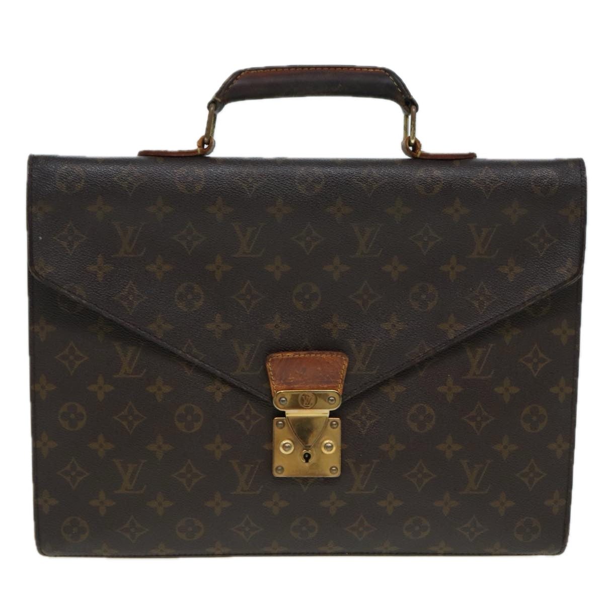 LOUIS VUITTON Monogram Serviette Conseiller Briefcase M53331 LV Auth 81916