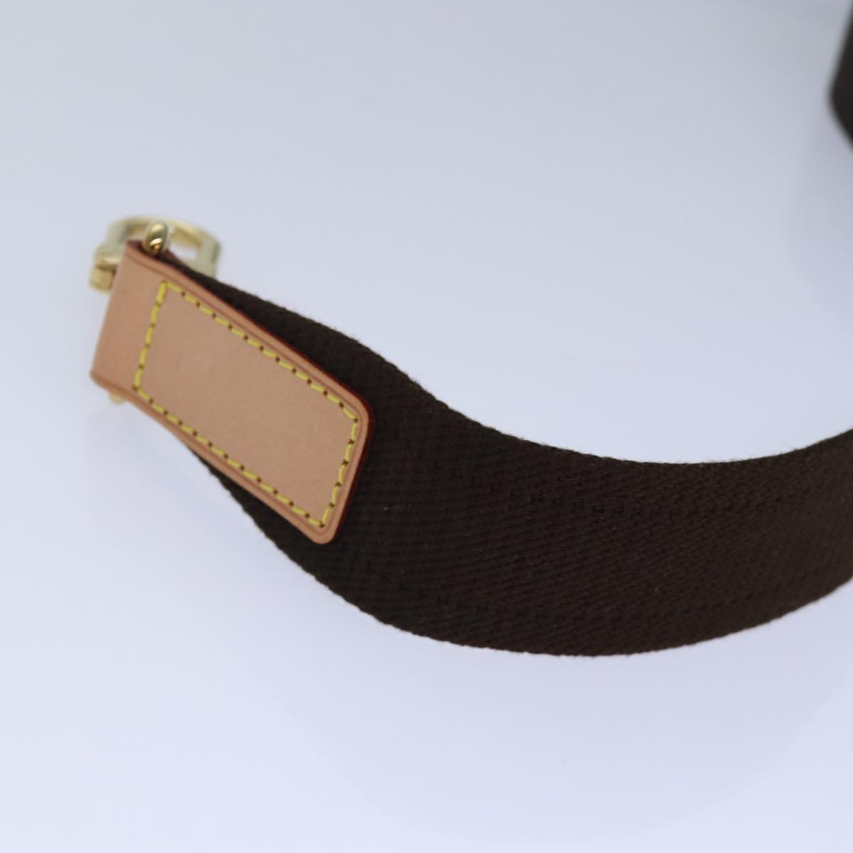 LOUIS VUITTON Adjustable Shoulder Strap Canvas 36.2""-57.5"" Brown LV Auth 81968