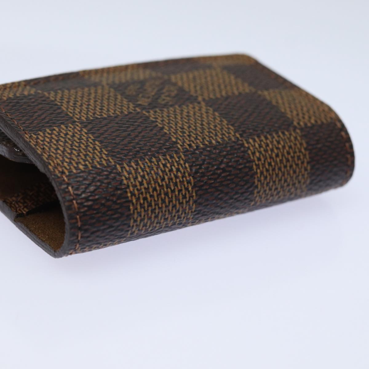 LOUIS VUITTON Damier Ebene Bouton Du Manchette Damier 4 Cuffs M64675 Auth 81996