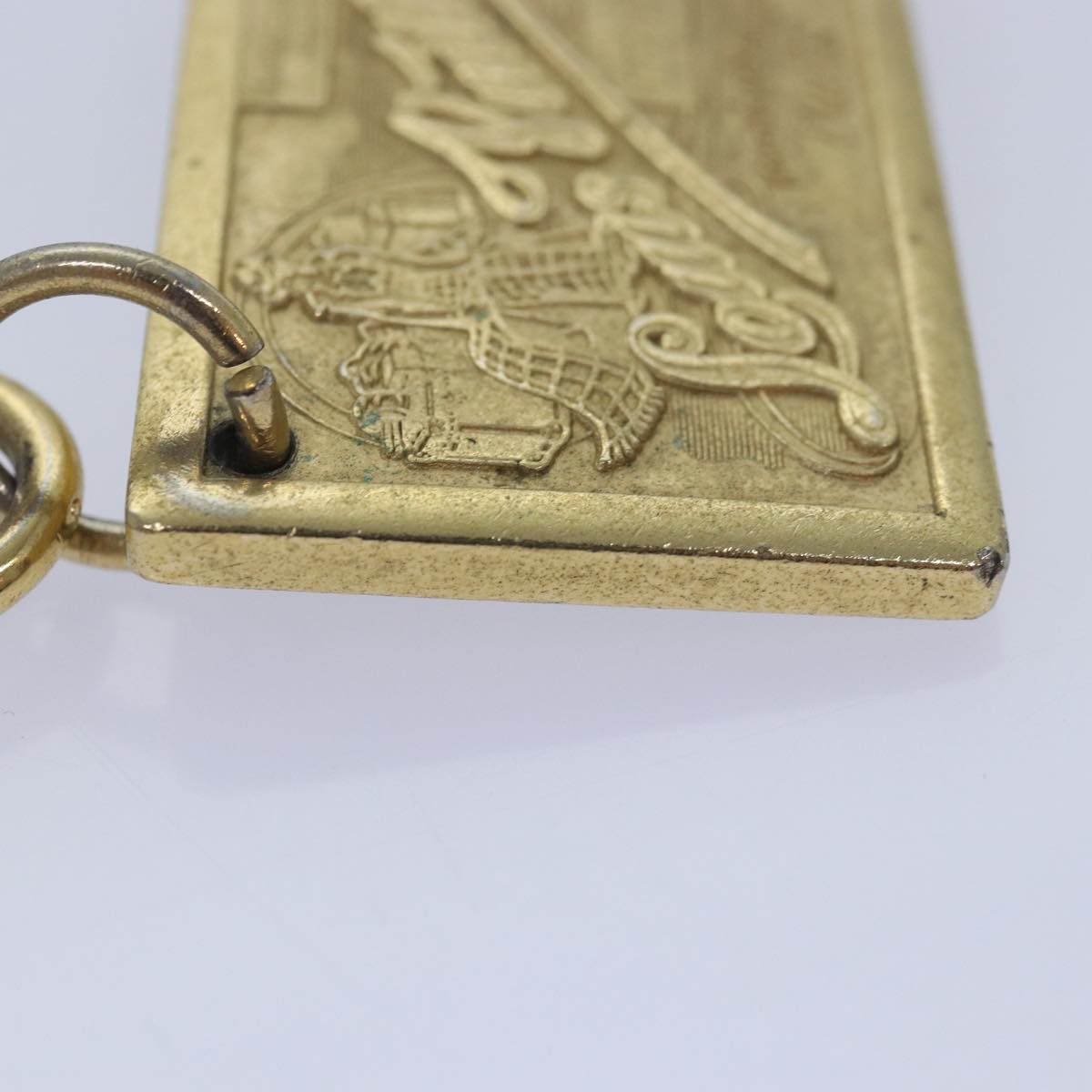 LOUIS VUITTON Porte Cles Jean Key Holder Gold M65374 LV Auth 81997