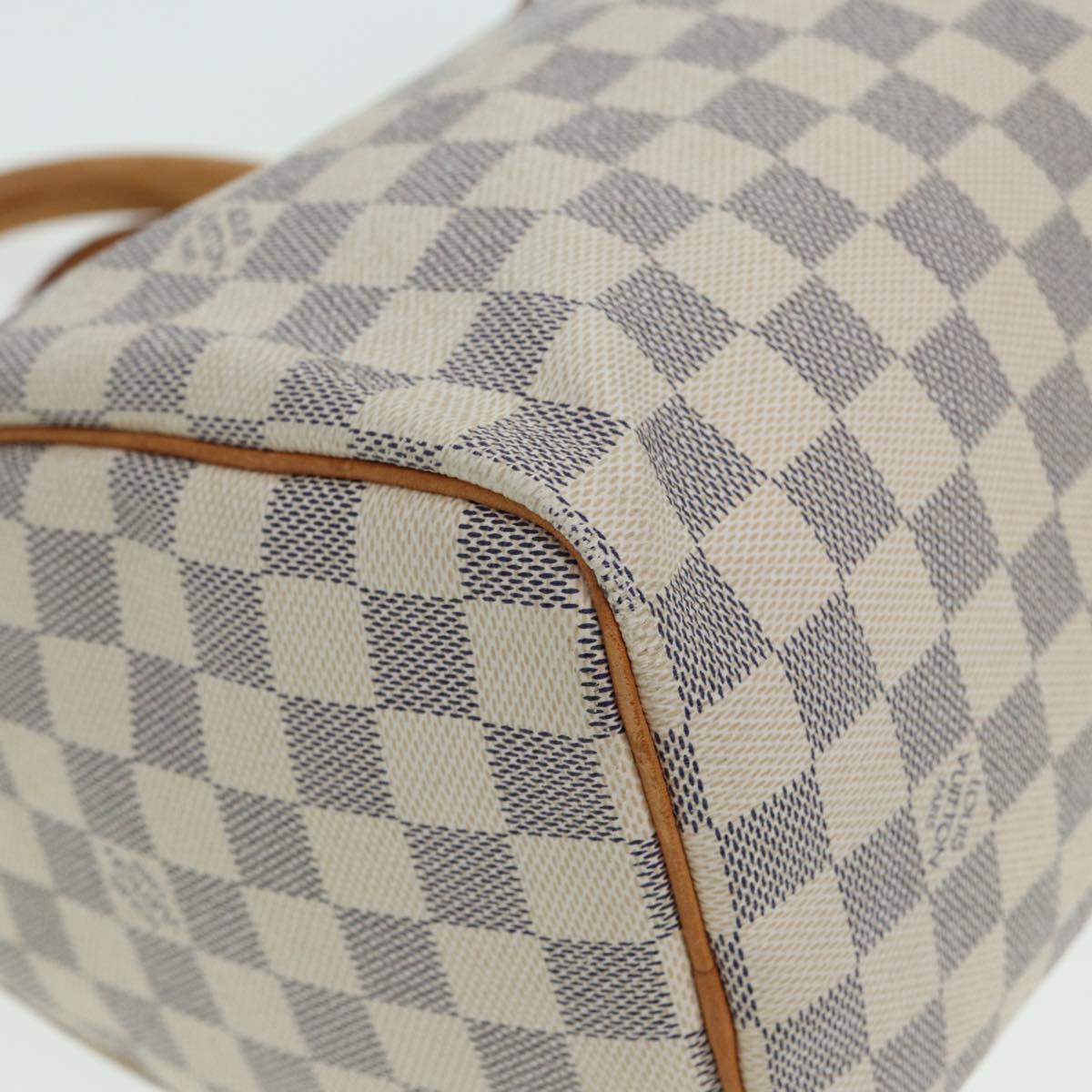 LOUIS VUITTON Damier Azur Speedy 25 Hand Bag N41534 LV Auth 82000