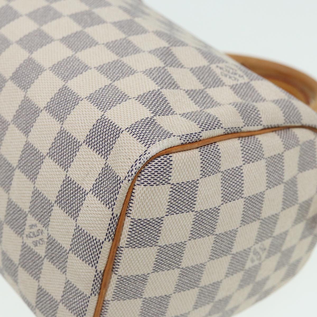 LOUIS VUITTON Damier Azur Speedy 25 Hand Bag N41534 LV Auth 82000