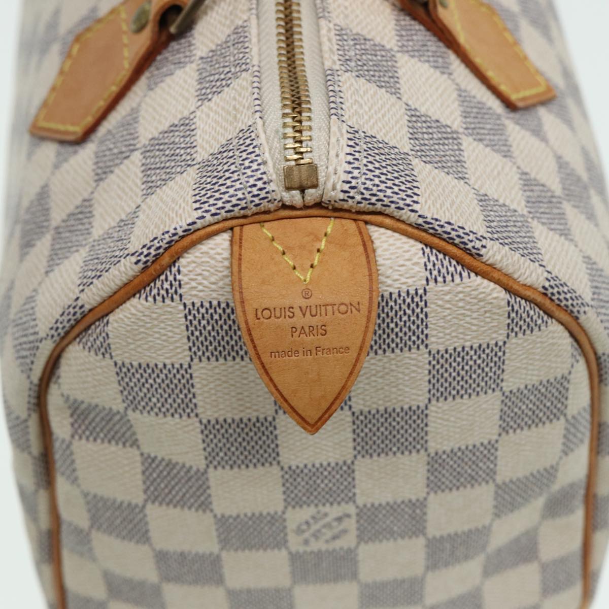 LOUIS VUITTON Damier Azur Speedy 25 Hand Bag N41534 LV Auth 82000