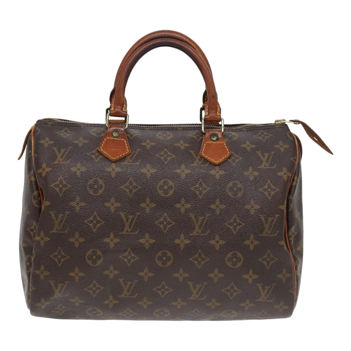 LOUIS VUITTON Monogram Speedy 30 Hand Bag M41526 LV Auth 82001