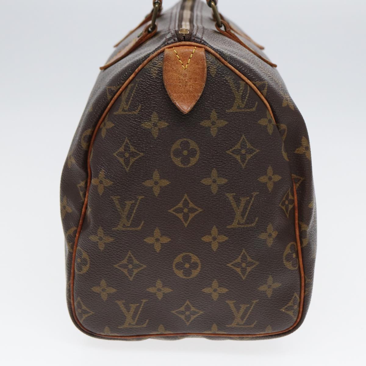 LOUIS VUITTON Monogram Speedy 30 Hand Bag M41526 LV Auth 82001