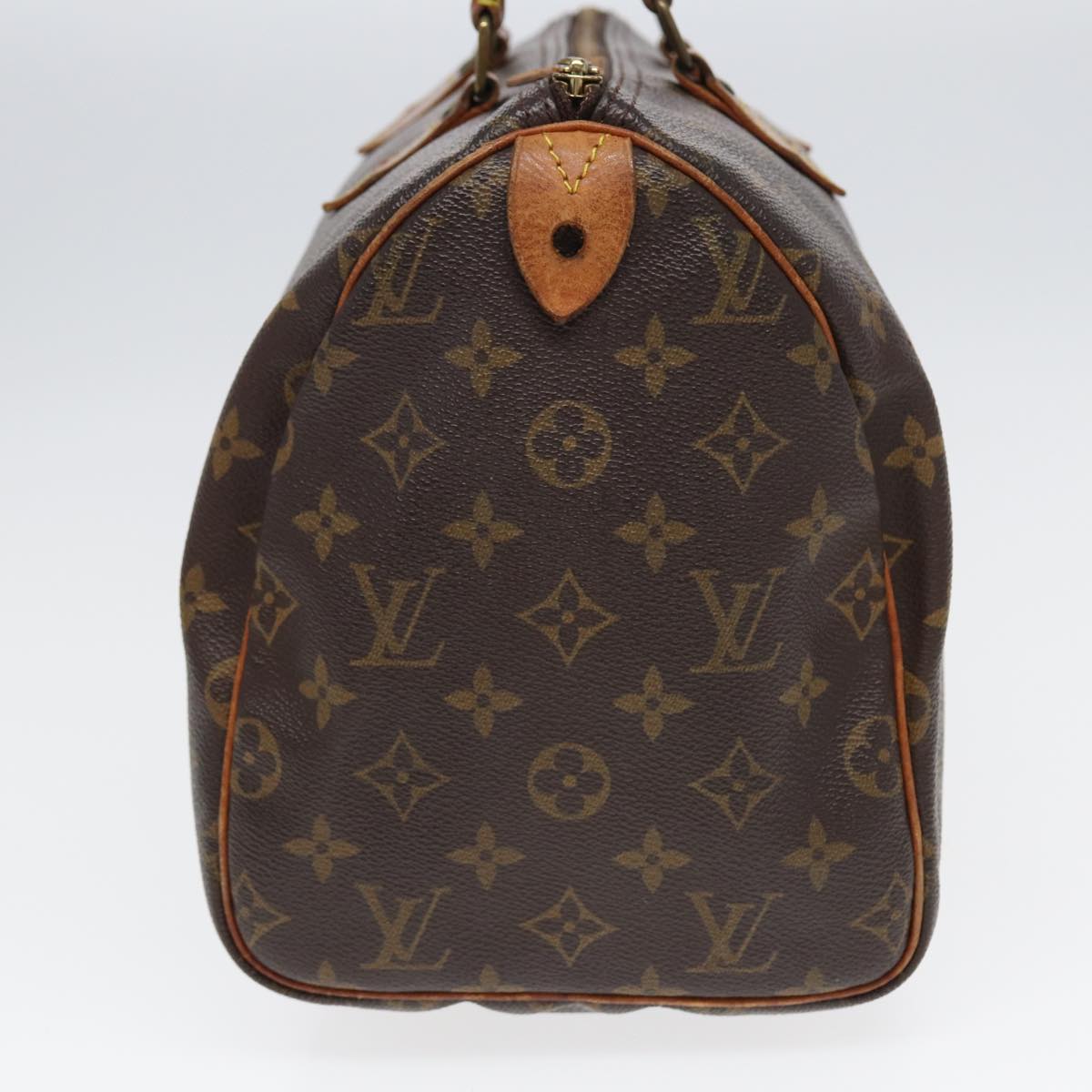 LOUIS VUITTON Monogram Speedy 30 Hand Bag M41526 LV Auth 82001